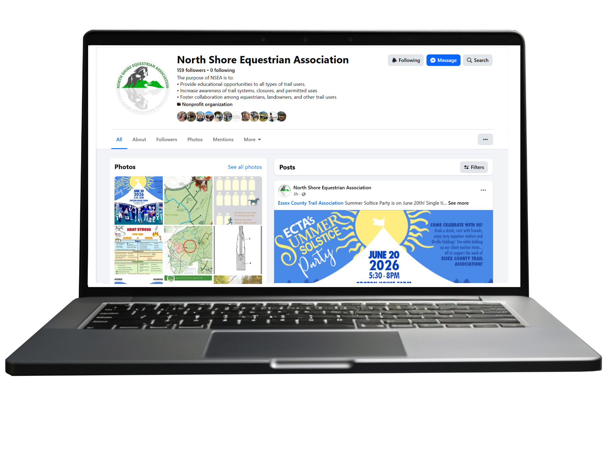 facebook pageUSE